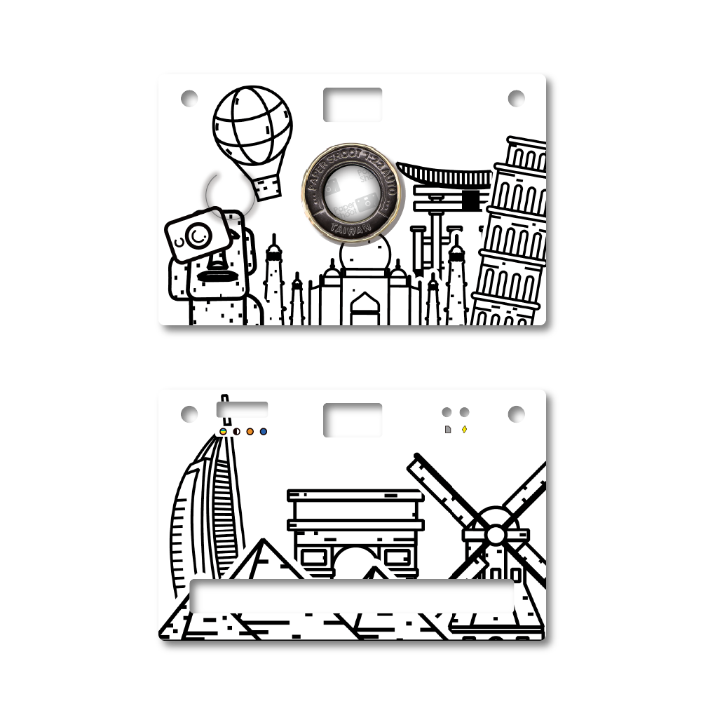 Paper Case - Coloring - Global Getaways