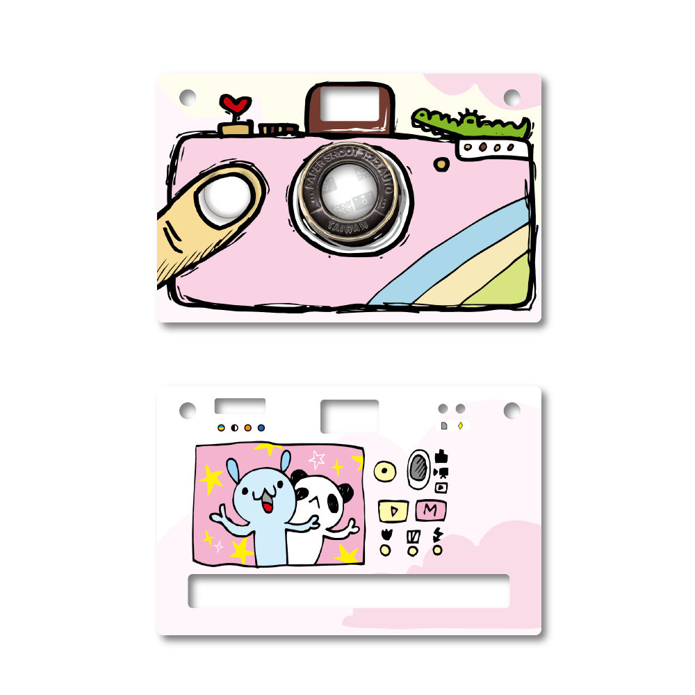 Paper Case - Hand Drawing - PINK