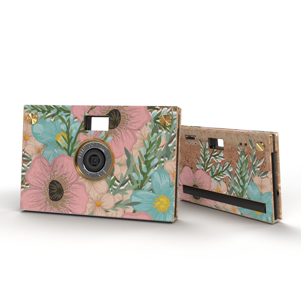 Camera Bundle - Cork Case - Secret Garden