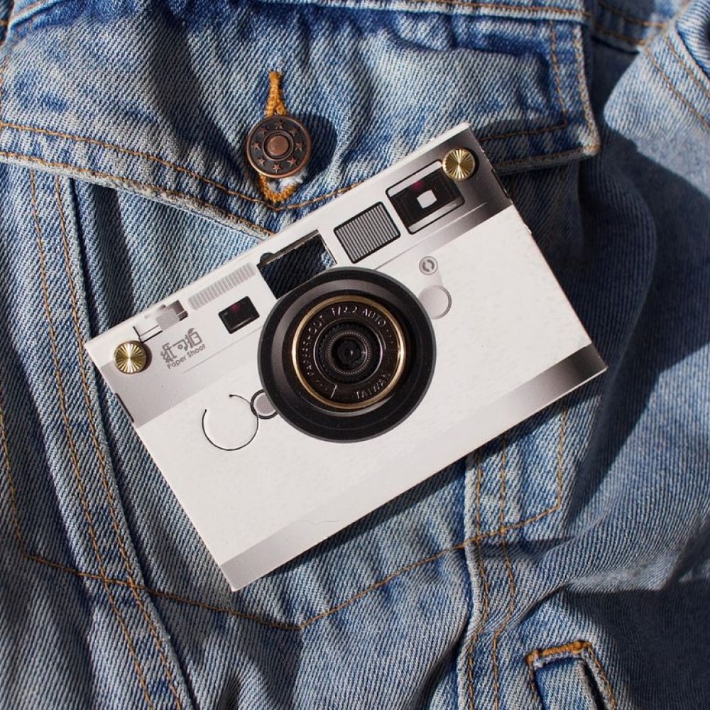 Camera Set (Case Included) - Old Time - Classical White