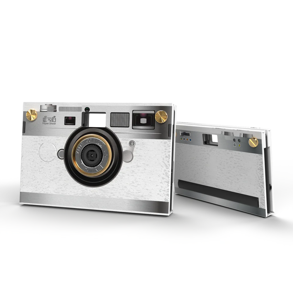 Camera Set (Case Included) - Old Time - Classical White