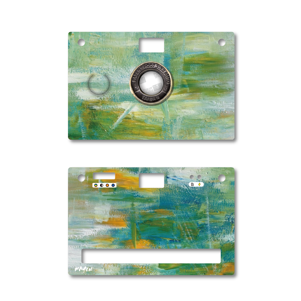 Paper Case - La Vie à Paris Series - Lost in vert