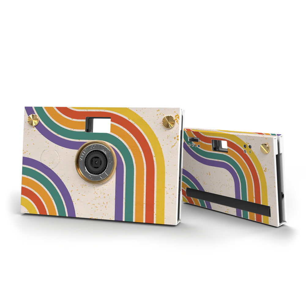 Kamera-Set (mit Case) - Rainbow Wave