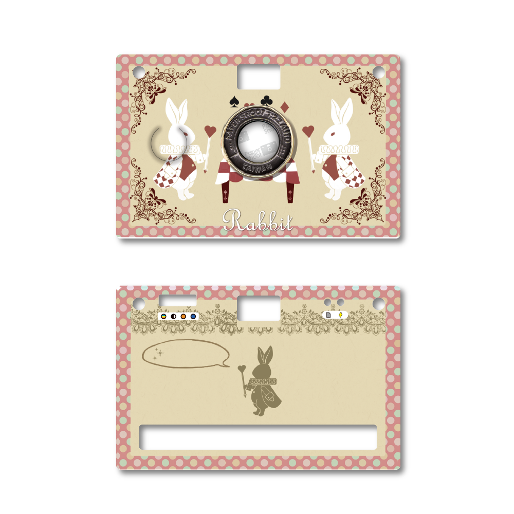 Paper Case - Retro Designs Series - Alice Rabbit