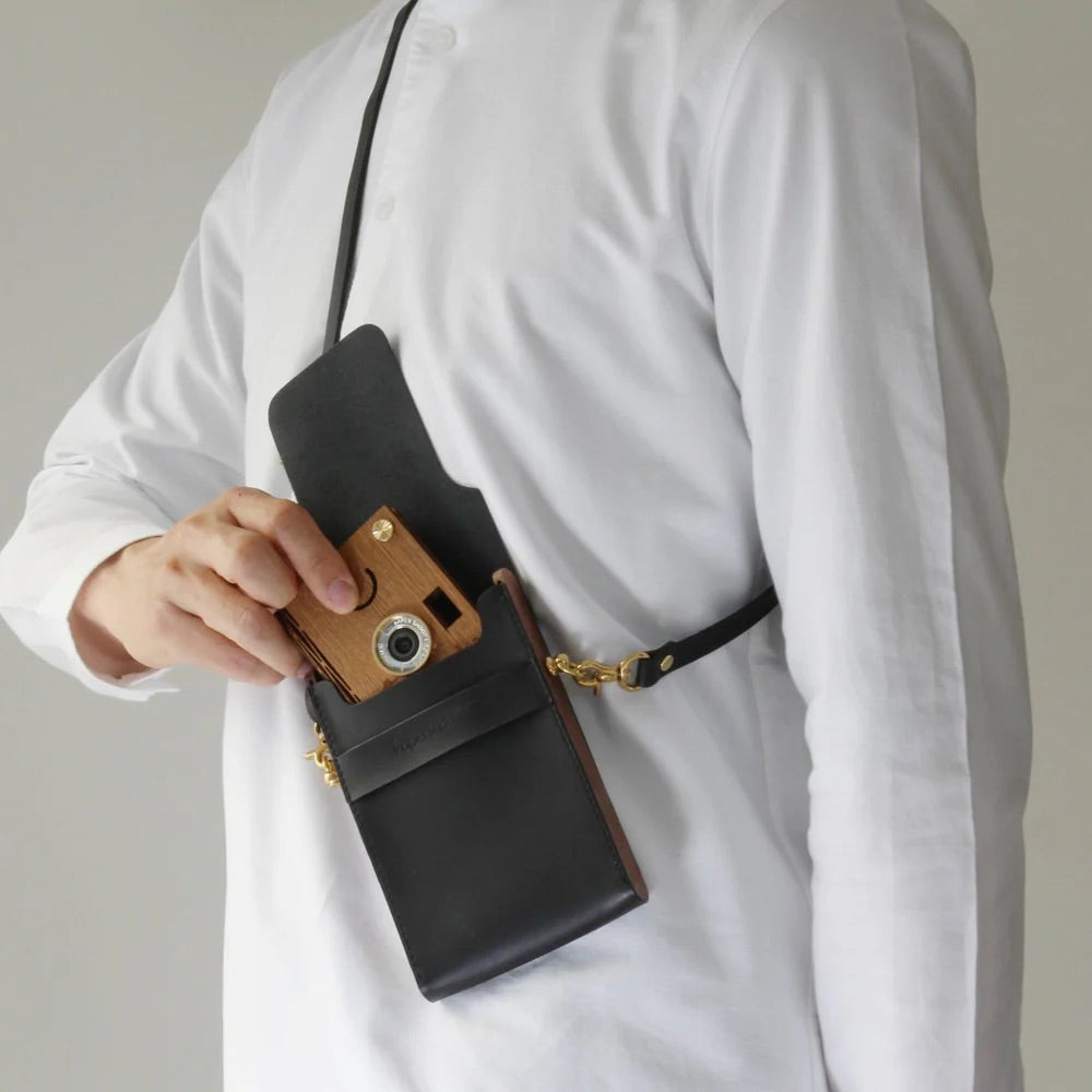 Shoulder Camera Bag - Italian Vegetable Tanned Leather